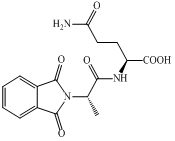 N-(2-(N-苯二酰亚胺基)丙酰)-L-谷氨酰胺