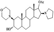 (2b,3a,5a,16b,17b)-17-乙酰氧基-3-羟基-2-(4-吗啉基)-16-(1-吡咯烷基)雄甾烷